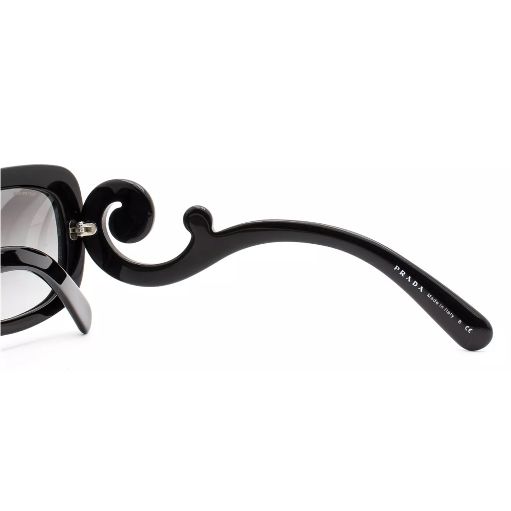 Prada baroque black on black pristine sunglasses
